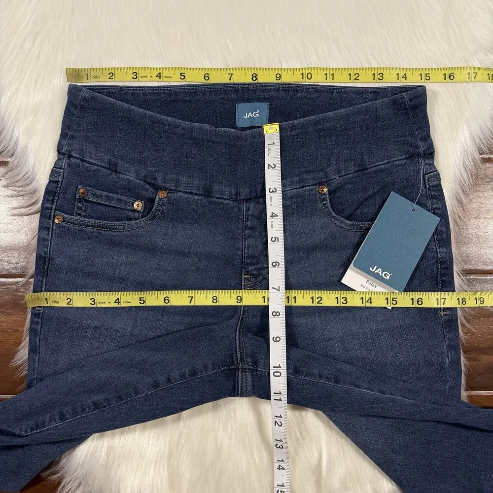 Jag Jeans Women's Size 6 / 33 Paley Mid Rise Boot Leg Pull On Denim‎ Jeans